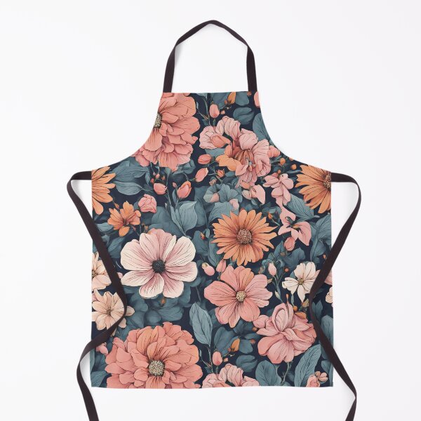 Item preview, Vintage Wild Flowers Print Pink and Red Green Dreamy Romantic designed and sold by stxaris.