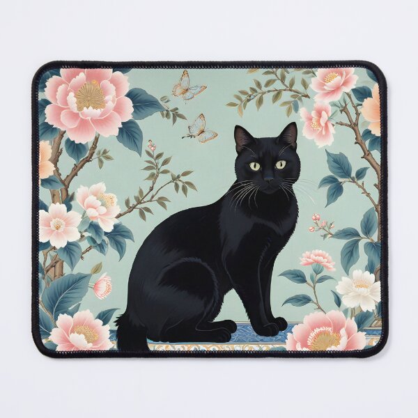Item preview, Cat Chinoiserie designed and sold by SoniaSarkali.