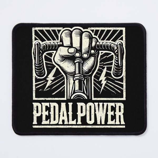 Item preview, Retro Bicycle Pedal Power - Cool Cycling Adventure Design designed and sold by DrawHandArt.