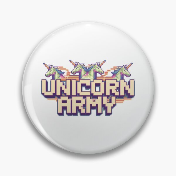 Item preview, Unicorn Army: Magical Defenders designed and sold by 8bitdecalworld.