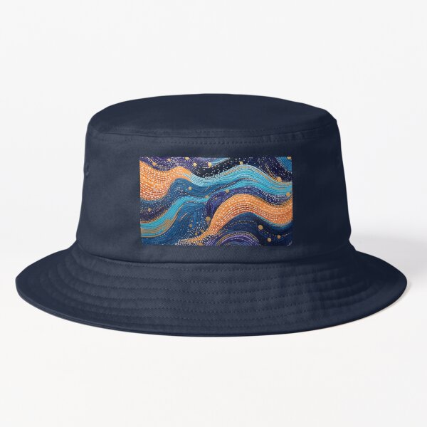 Vista previa del artículo con la obra «Arte aborigen auténtico: con ondas de colores», diseñado y vendido por GrinGalore.