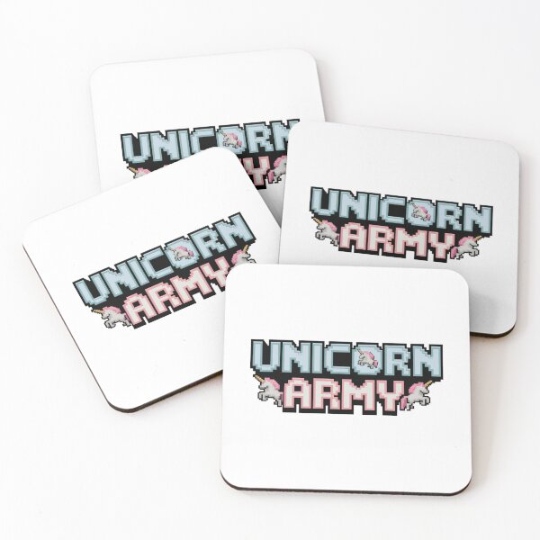 Item preview, Unicorn Army: Magical Defenders designed and sold by 8bitdecalworld.
