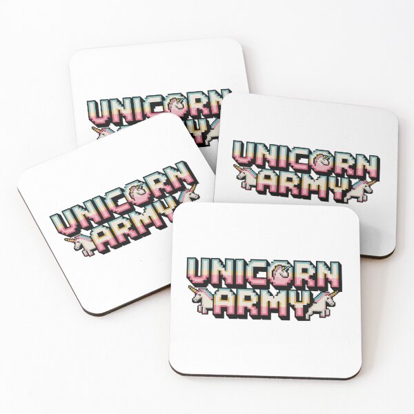 Item preview, Unicorn Army: Magical Defenders designed and sold by 8bitdecalworld.