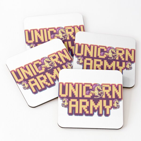 Item preview, Unicorn Army: Magical Defenders designed and sold by 8bitdecalworld.