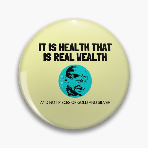 Item preview, Health is Real Wealth designed and sold by GasconyPassion.