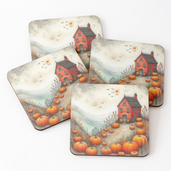 Item preview, Pumpkin Fields by Felt Art designed and sold by Beyondnote-Art.