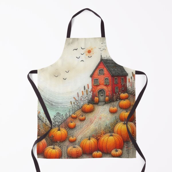 Item preview, Pumpkin Fields by Felt Art designed and sold by Beyondnote-Art.