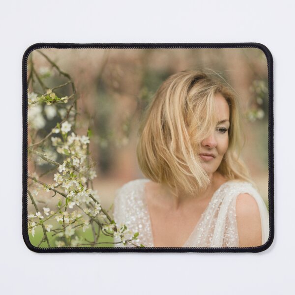 Item preview, A pretty woman with a white dress in spring designed and sold by ewawrona.