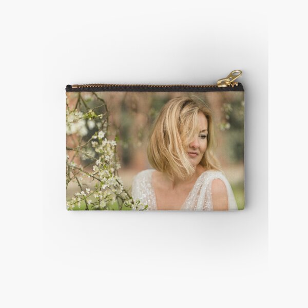 Item preview, A pretty woman with a white dress in spring designed and sold by ewawrona.