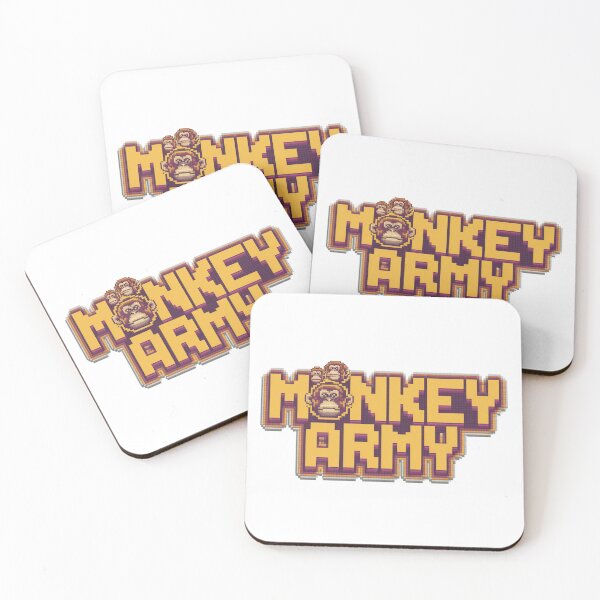 Item preview, Monkey Army: Agile Commandos designed and sold by 8bitdecalworld.