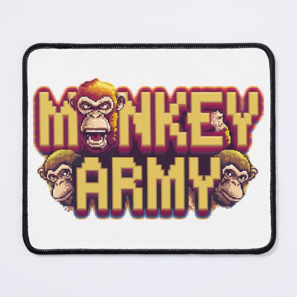Item preview, Monkey Army: Agile Commandos designed and sold by 8bitdecalworld.