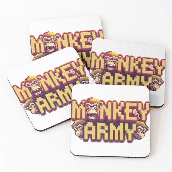 Item preview, Monkey Army: Agile Commandos designed and sold by 8bitdecalworld.