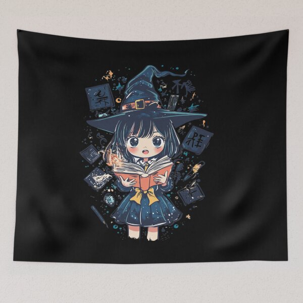 Item preview, Cute Chibi Witch designed and sold by PrintsByFrank.