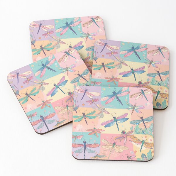 Item preview, Fantasy Wild Dragonflies Print Dreamy Romantic designed and sold by stxaris.
