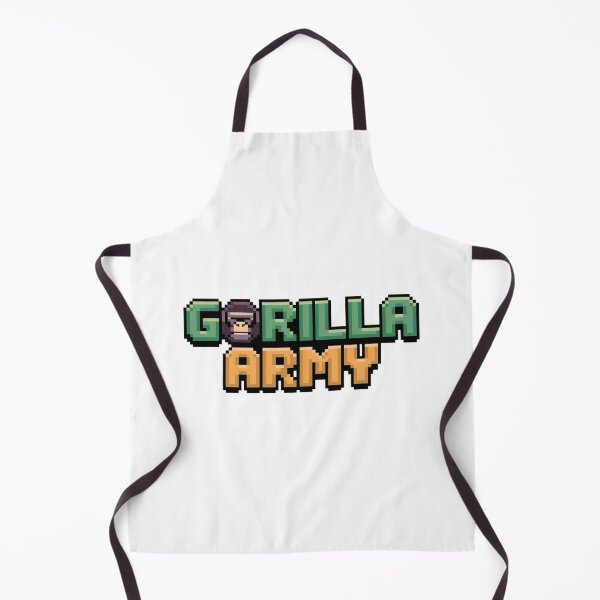Item preview, Gorilla Army: Mighty Warriors designed and sold by 8bitdecalworld.