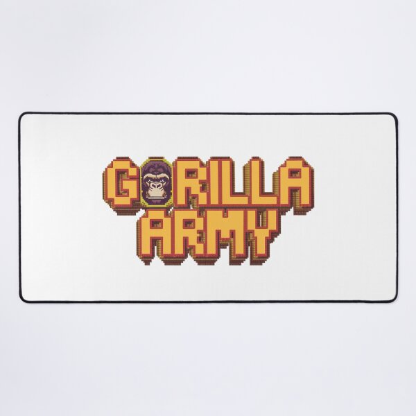 Item preview, Gorilla Army: Mighty Warriors designed and sold by 8bitdecalworld.