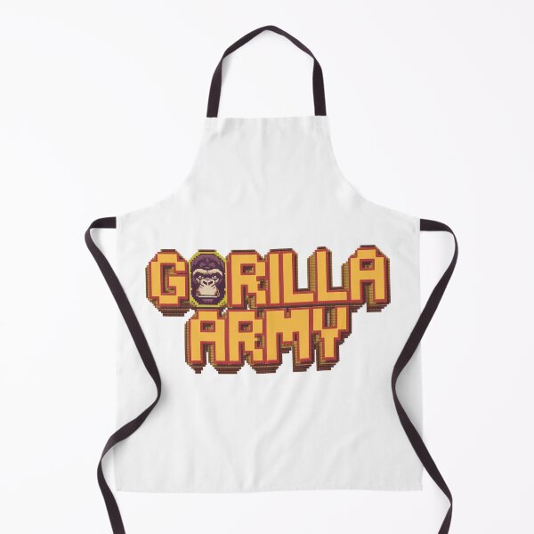 Item preview, Gorilla Army: Mighty Warriors designed and sold by 8bitdecalworld.