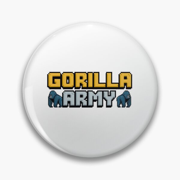 Item preview, Gorilla Army: Mighty Warriors designed and sold by 8bitdecalworld.