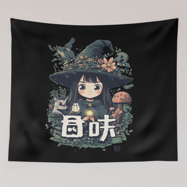 Item preview, Cute Chibi Witch designed and sold by PrintsByFrank.