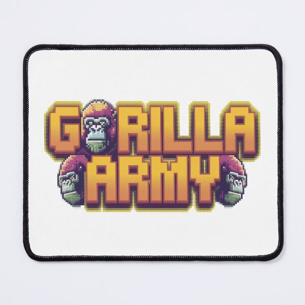 Item preview, Gorilla Army: Mighty Warriors designed and sold by 8bitdecalworld.