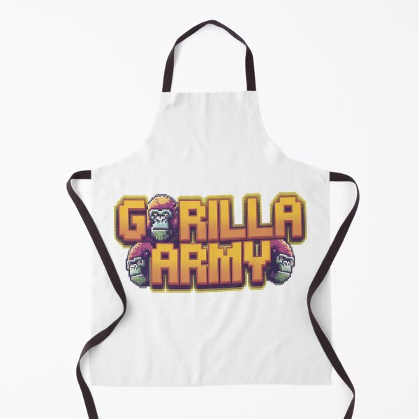 Item preview, Gorilla Army: Mighty Warriors designed and sold by 8bitdecalworld.