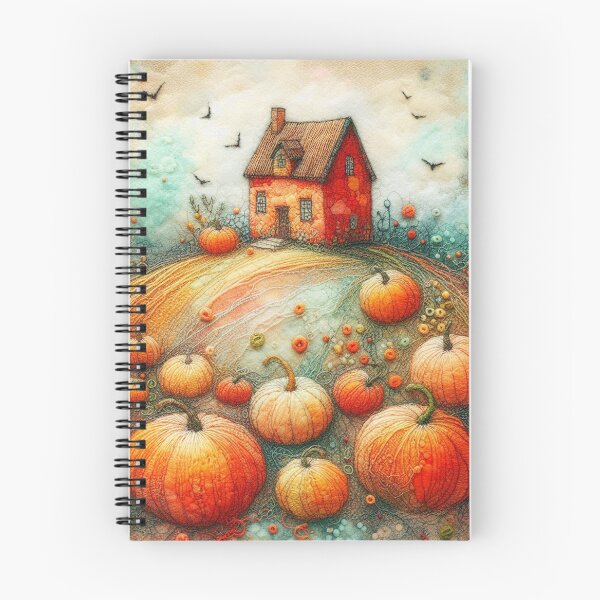 Item preview, Pumpkin Fields by Felt Art designed and sold by Beyondnote-Art.