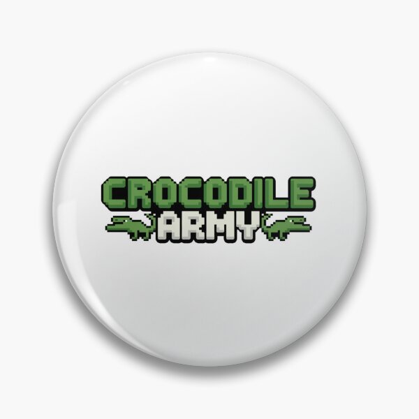Item preview, Crocodile Army: Tough-Skinned Warriors designed and sold by 8bitdecalworld.