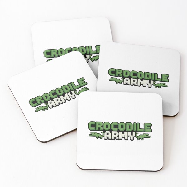 Item preview, Crocodile Army: Tough-Skinned Warriors designed and sold by 8bitdecalworld.