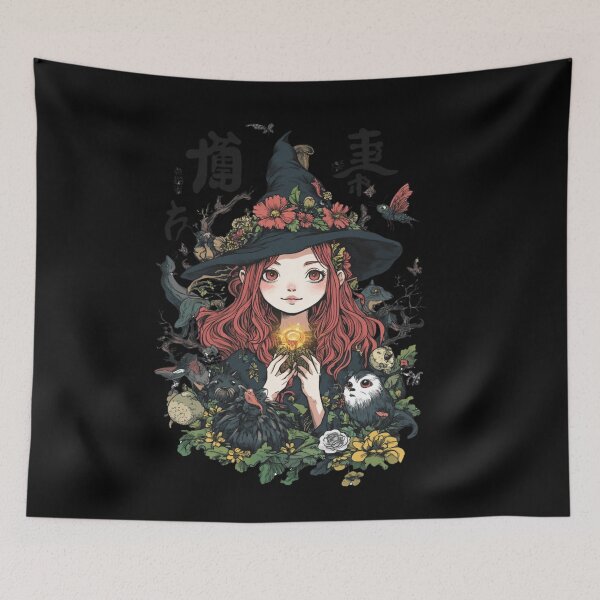 Item preview, Cute Chibi Witch designed and sold by PrintsByFrank.