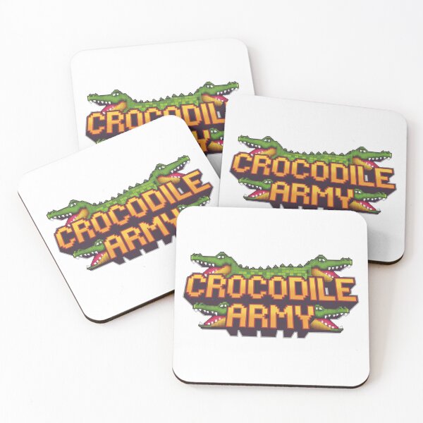 Item preview, Crocodile Army: Tough-Skinned Warriors designed and sold by 8bitdecalworld.