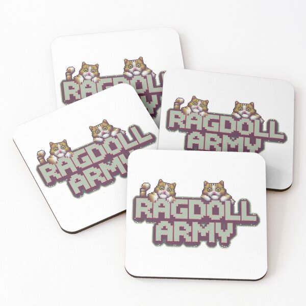 Item preview, Ragdoll Army: Soft and Stealthy designed and sold by 8bitdecalworld.