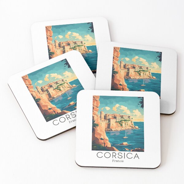 Item preview, A Vintage Illustration of Corsica - France  designed and sold by GoodOldVintage.