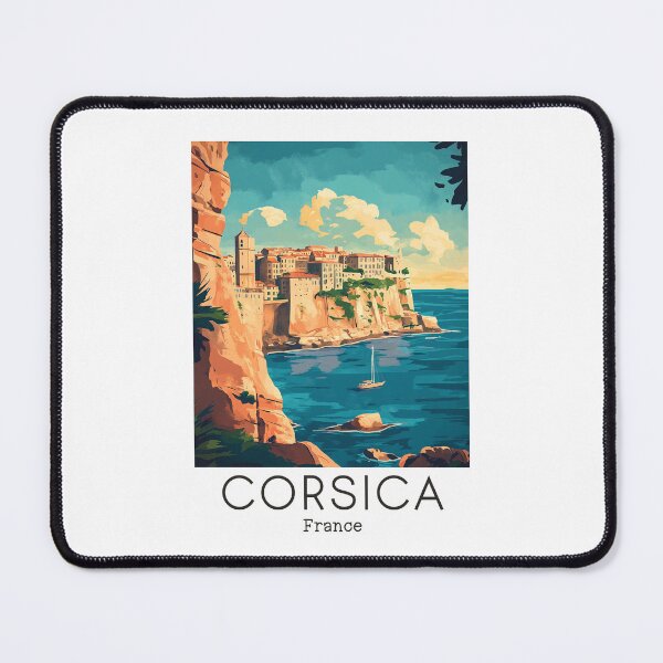 Item preview, A Vintage Illustration of Corsica - France designed and sold by GoodOldVintage.