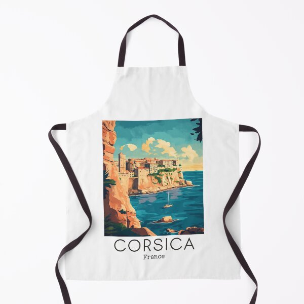 Item preview, A Vintage Illustration of Corsica - France designed and sold by GoodOldVintage.
