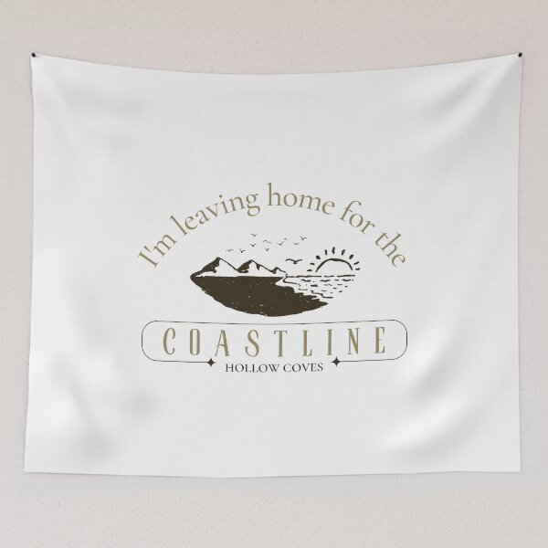 Item preview, C O A S T L I N E (Hollow Coves) designed and sold by MsGraphicaIllus.