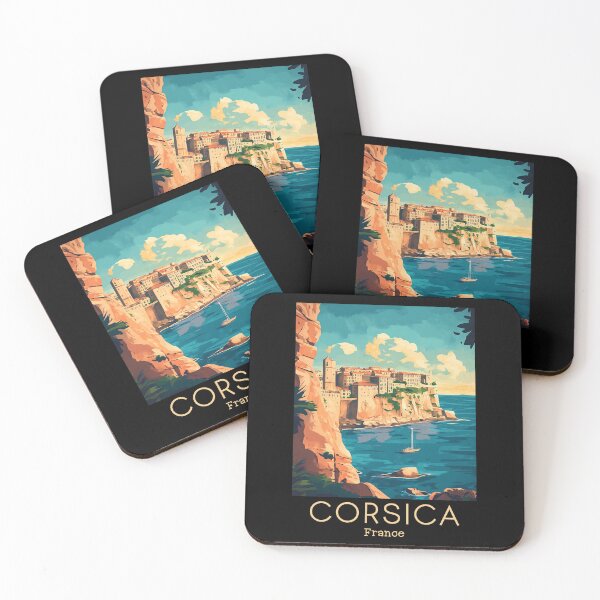 Item preview, A Vintage Illustration of Corsica - France  designed and sold by GoodOldVintage.
