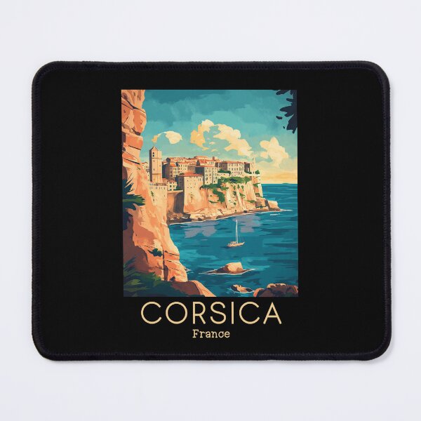 Item preview, A Vintage Illustration of Corsica - France designed and sold by GoodOldVintage.