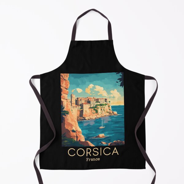 Item preview, A Vintage Illustration of Corsica - France designed and sold by GoodOldVintage.