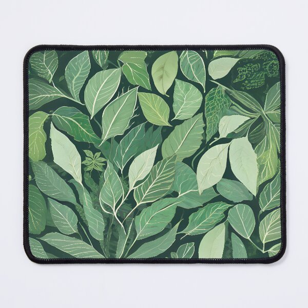 Item preview, Vintage Wild Green Leaves Print Dreamy Romantic designed and sold by stxaris.