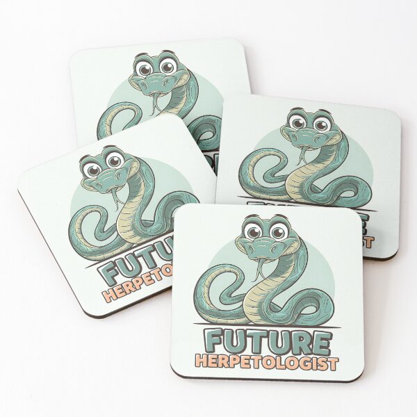 Item preview, Curious Cartoon Snake for Future Herpetologists designed and sold by TeeGrit.
