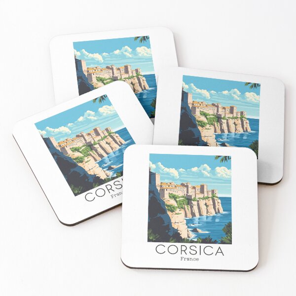 Item preview, A Vintage Illustration of Corsica - France  designed and sold by GoodOldVintage.