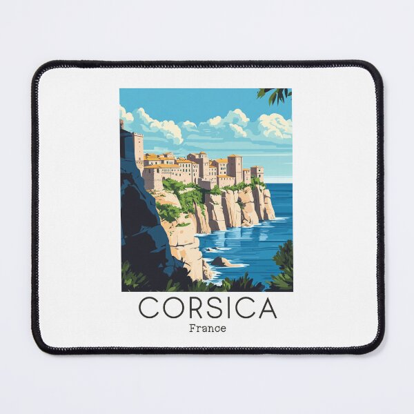 Item preview, A Vintage Illustration of Corsica - France designed and sold by GoodOldVintage.