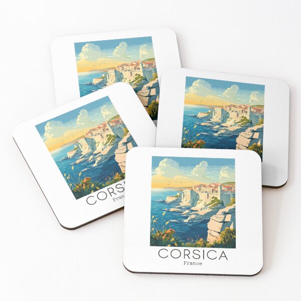 Item preview, A Vintage Illustration of Corsica - France  designed and sold by GoodOldVintage.