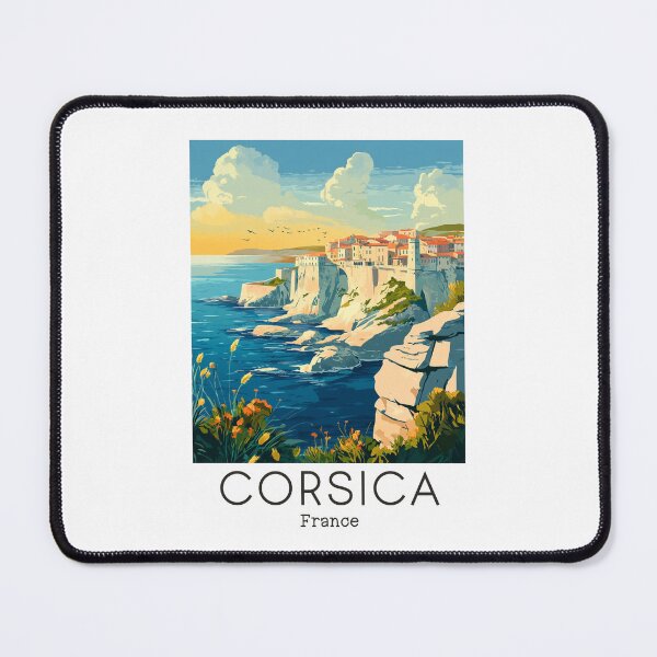Item preview, A Vintage Illustration of Corsica - France designed and sold by GoodOldVintage.