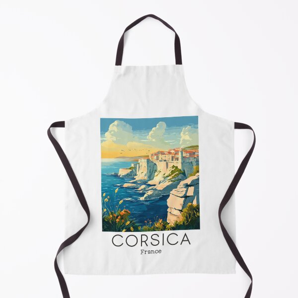 Item preview, A Vintage Illustration of Corsica - France designed and sold by GoodOldVintage.
