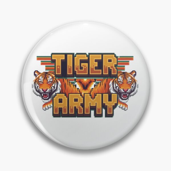 Item preview, Tiger Army: Fearless Stripes designed and sold by 8bitdecalworld.
