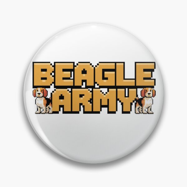 Item preview, Beagle Army: Keen Scent and Strong Spirit designed and sold by 8bitdecalworld.