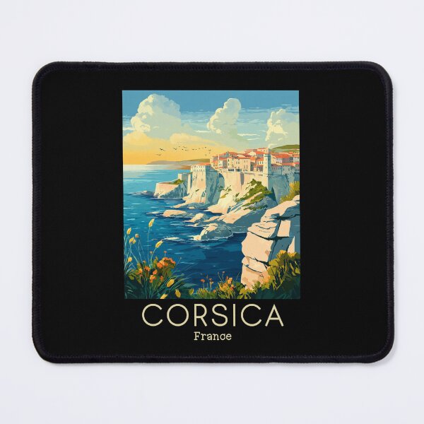 Item preview, A Vintage Illustration of Corsica - France designed and sold by GoodOldVintage.