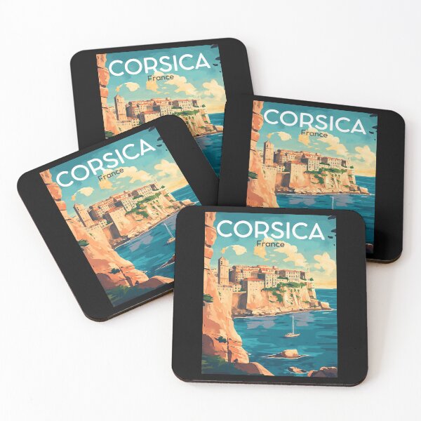 Item preview, A Vintage Illustration of Corsica - France  designed and sold by GoodOldVintage.