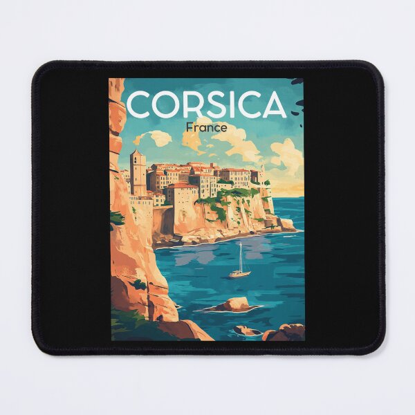 Item preview, A Vintage Illustration of Corsica - France designed and sold by GoodOldVintage.